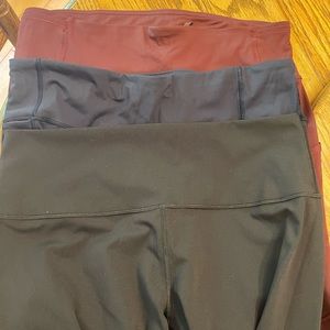 Three pairs, Lululemon leggings